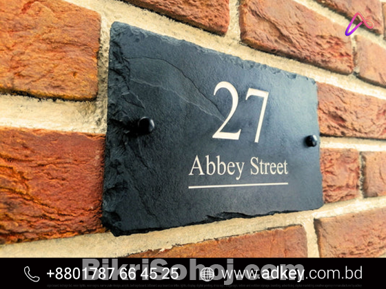 Acrylic laser Cut Nameplate Advertising in Dhaka BD